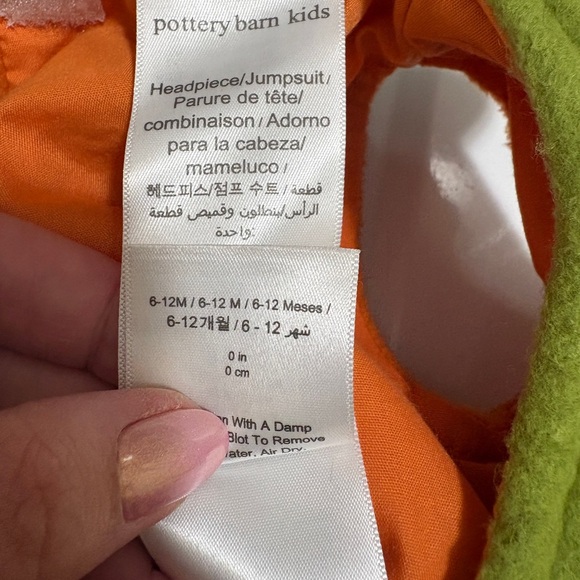 Pottery Barn Pumpkin Costume for Kids - Orange and Black - Picture 2 of 3